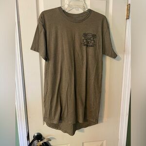 Men's 80 Eighty premium automotive apparel Olive brown Graphic T-Shirt large